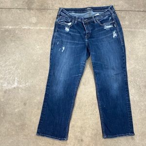 Silver size 14 suki capri